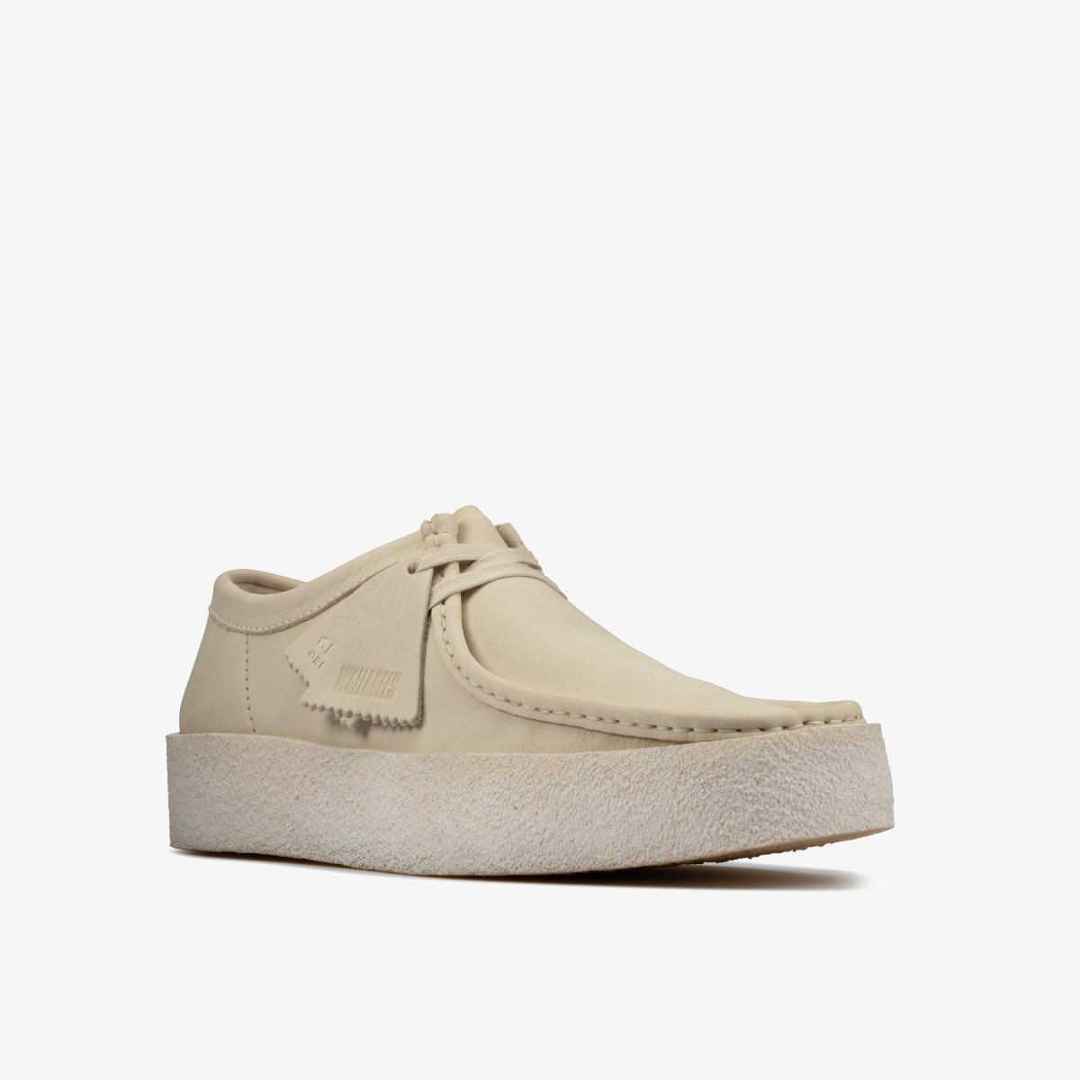 Clarks Wallabee Cup White Nubuck White | BA3975120