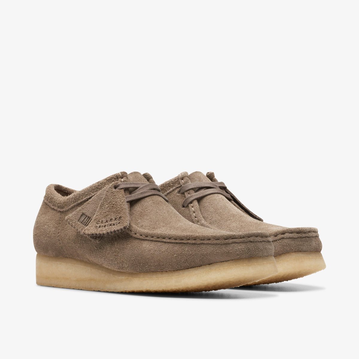 Clarks Wallabee Dark Grey Suede Dark Grey | IB5738240