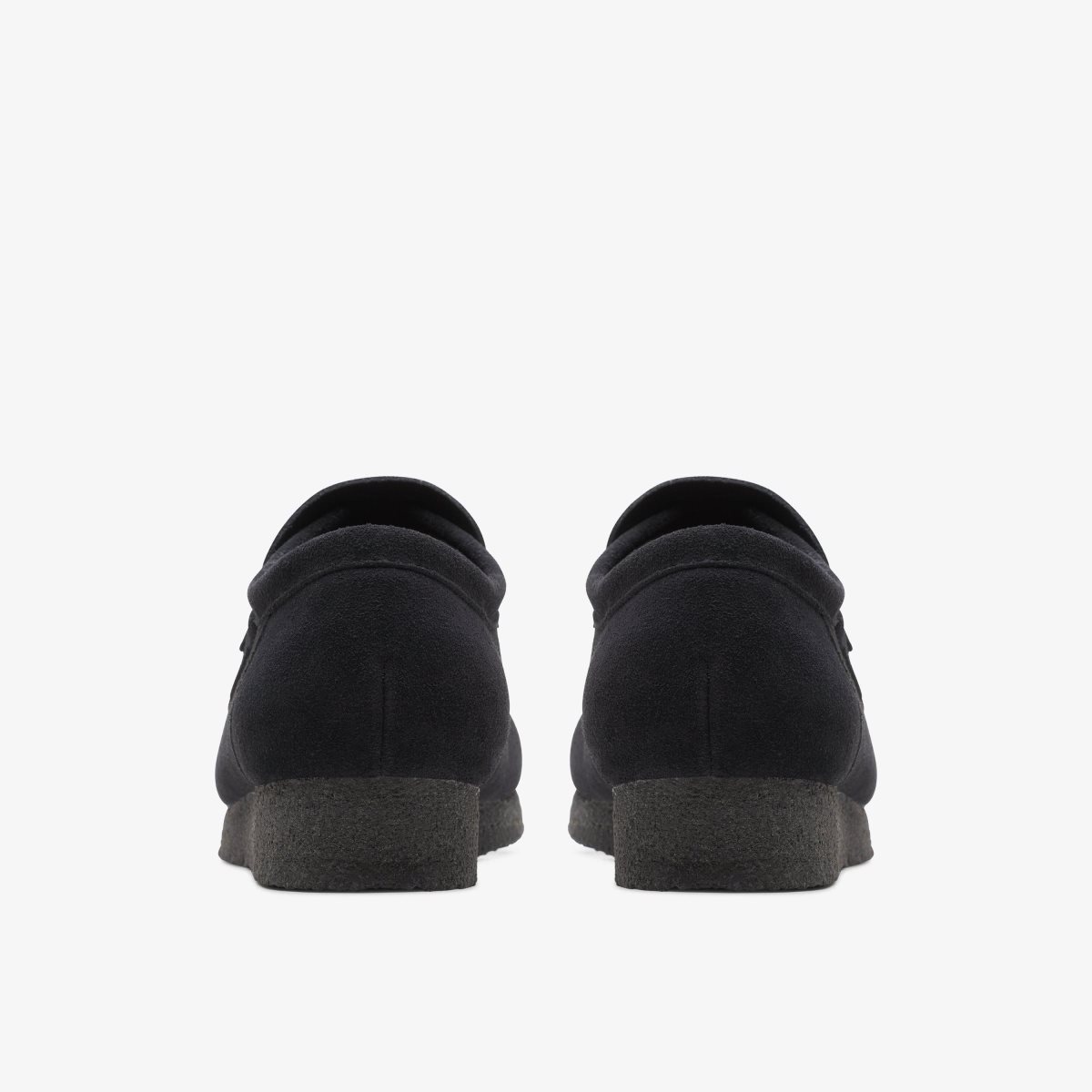 Clarks Wallabee Loafer Black Suede Black | NP4056378