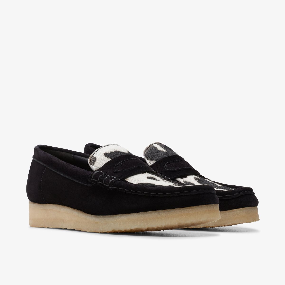 Clarks Wallabee Loafer Cow Print HairOn Cow Print HairOn | SN3416297