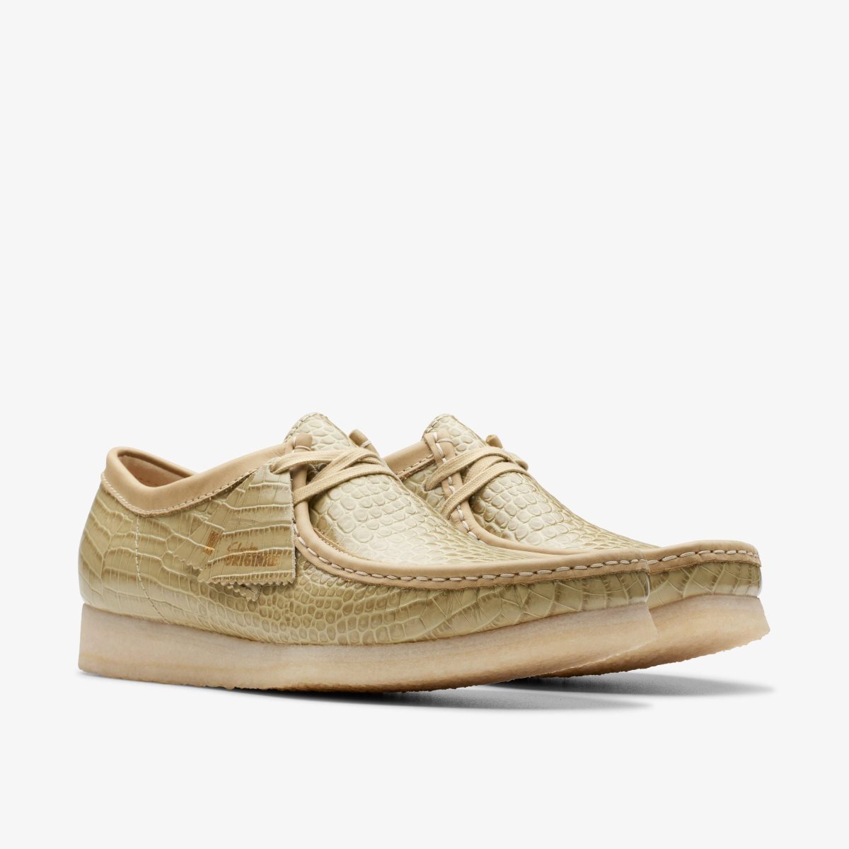 Clarks Wallabee Maple Crocodile Maple Crocodile | YO5742189