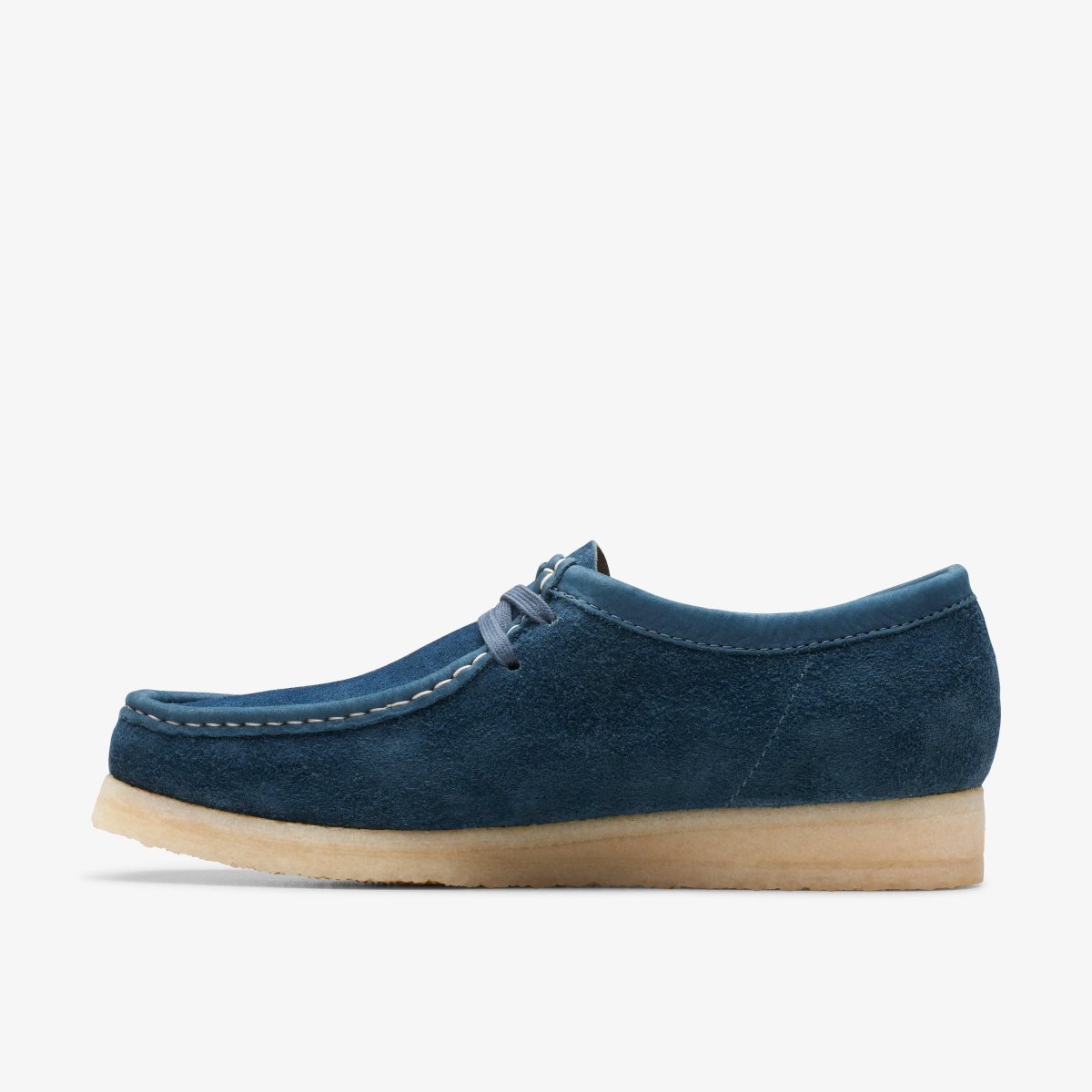 Clarks Wallabee Navy/Teal Suede Navy / Turquoise | FE4857126