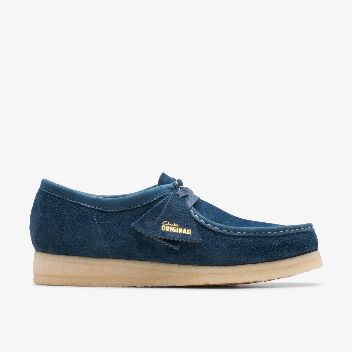 Clarks Wallabee Navy/Teal Suede Navy / Turquoise | FE4857126