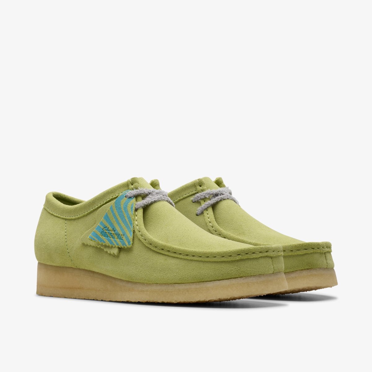 Clarks Wallabee Pale Lime Suede undefined | JD1395240