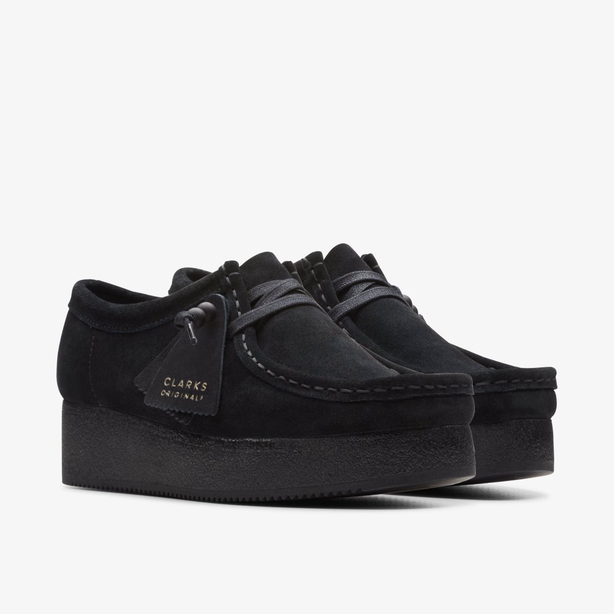 Clarks Wallacraft Bee Black Suede Black | OX2068139