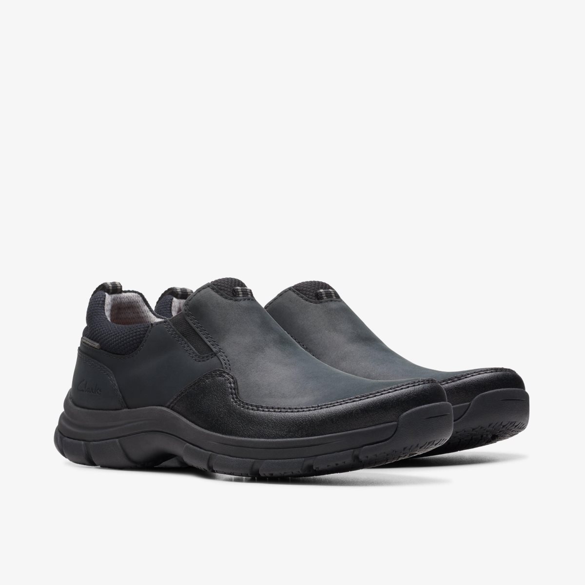 Clarks Walpath Step Black Leather Black | RD0467951