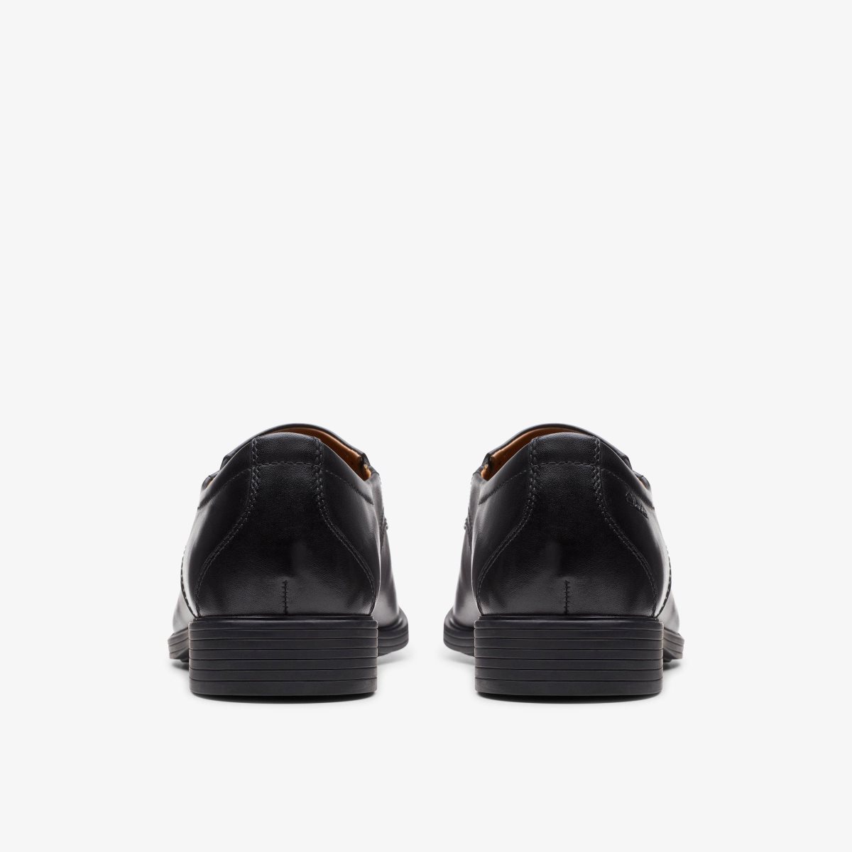 Clarks Whiddon Step Black Leather Black | YO7845316